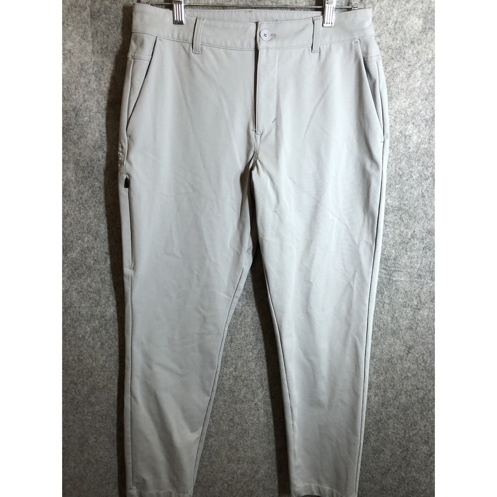 Bylt Pants Mens 33 Gray Slim Fit Performance Stretch Everyday 2.0 Activewear